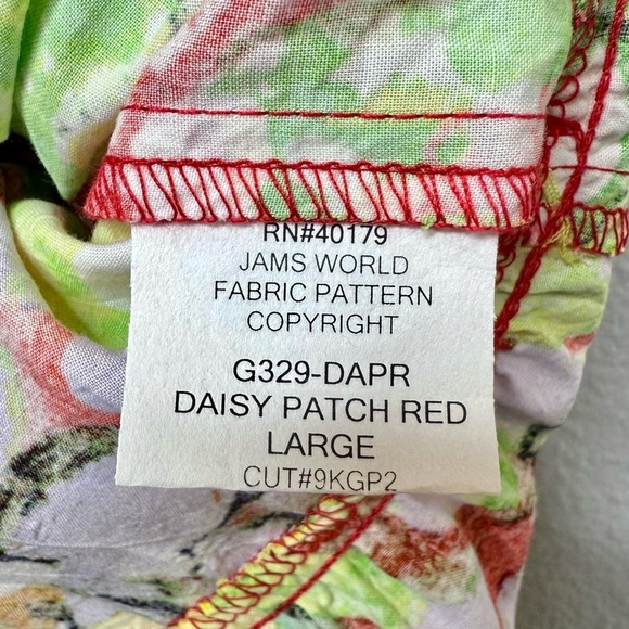 NEW Jams World Daisy Patch Floral Girls Scoop Neck Tiered Dress Sz Large - Picture 7 of 13